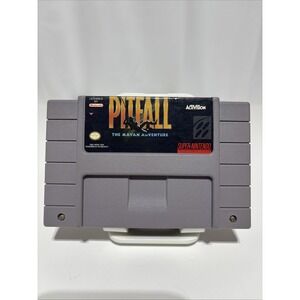 Pitfall: The Mayan Adventure Super Nintendo SNES Tested Cart Only‎